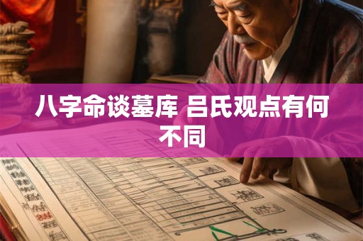 八字命谈墓库 吕氏观点有何不同