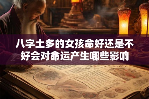 八字土多的女孩命好还是不好会对命运产生哪些影响