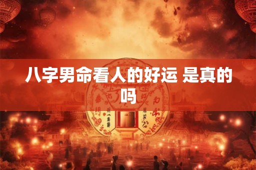八字男命看人的好运 是真的吗
