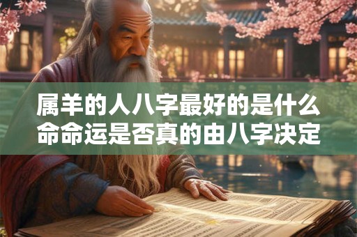 属羊的人八字最好的是什么命命运是否真的由八字决定