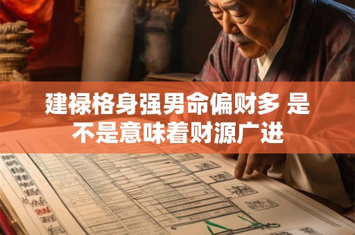 建禄格身强男命偏财多 是不是意味着财源广进