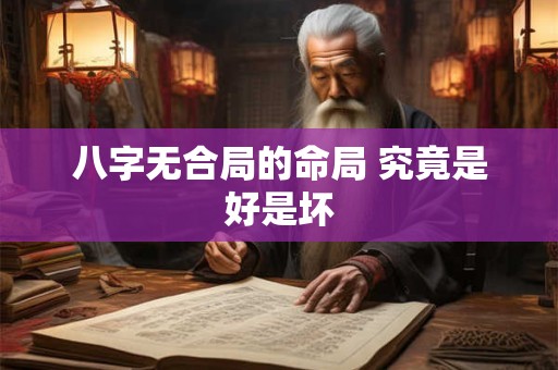八字无合局的命局 究竟是好是坏