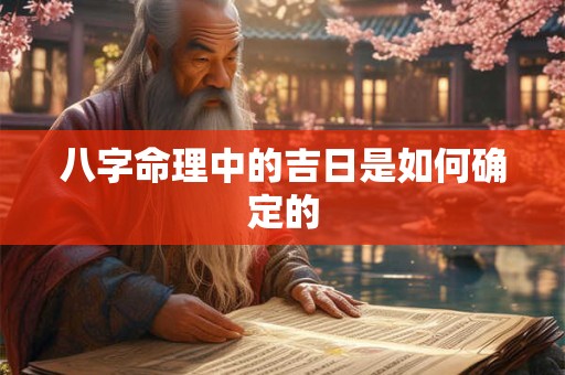 八字命理中的吉日是如何确定的