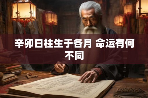 辛卯日柱生于各月 命运有何不同
