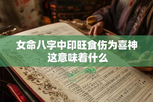 女命八字中印旺食伤为喜神 这意味着什么