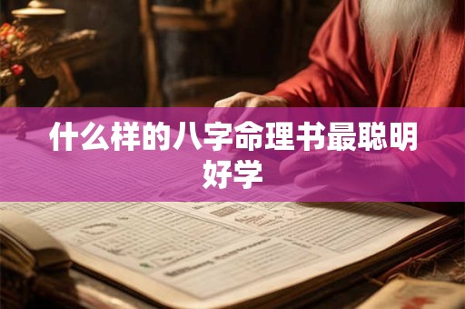 什么样的八字命理书最聪明好学