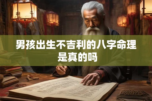 男孩出生不吉利的八字命理 是真的吗