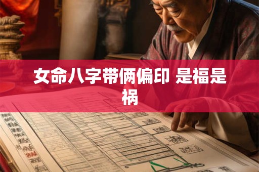 女命八字带俩偏印 是福是祸