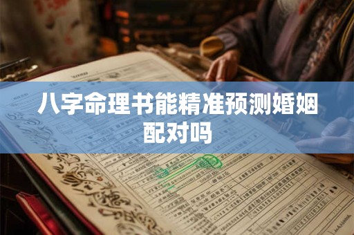 八字命理书能精准预测婚姻配对吗