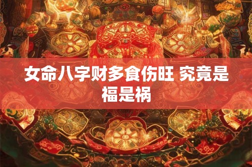 女命八字财多食伤旺 究竟是福是祸