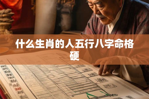 什么生肖的人五行八字命格硬