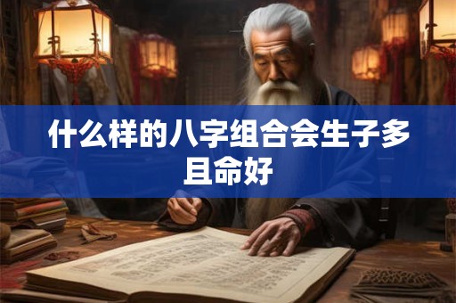 什么样的八字组合会生子多且命好
