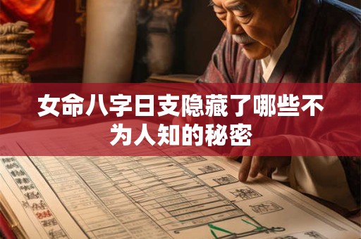女命八字日支隐藏了哪些不为人知的秘密