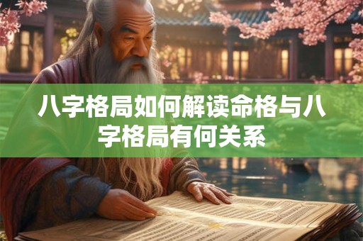 八字格局如何解读命格与八字格局有何关系