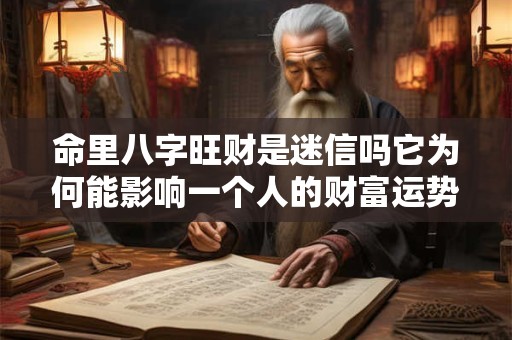 命里八字旺财是迷信吗它为何能影响一个人的财富运势