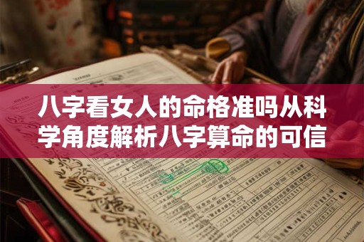 八字看女人的命格准吗从科学角度解析八字算命的可信度