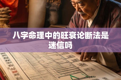 八字命理中的旺衰论断法是迷信吗