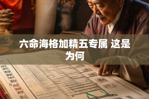 六命海格加精五专属 这是为何