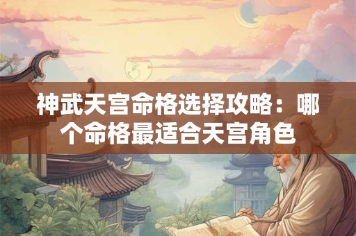 神武天宫命格选择攻略：哪个命格最适合天宫角色