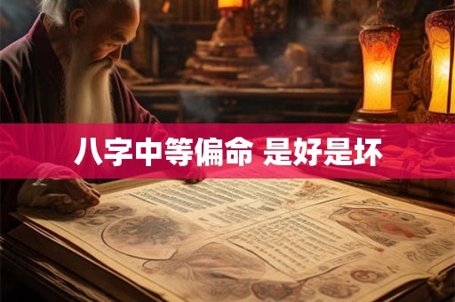八字中等偏命 是好是坏