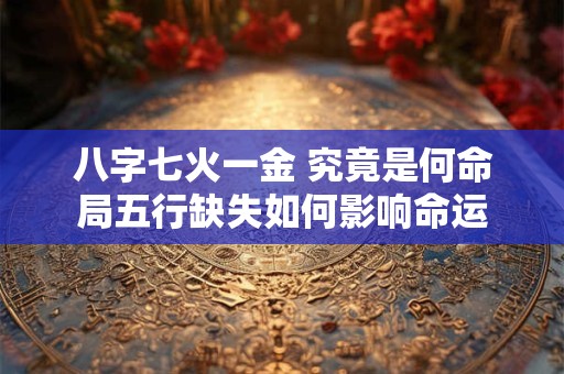 八字七火一金 究竟是何命局五行缺失如何影响命运