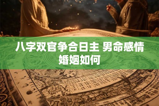 八字双官争合日主 男命感情婚姻如何