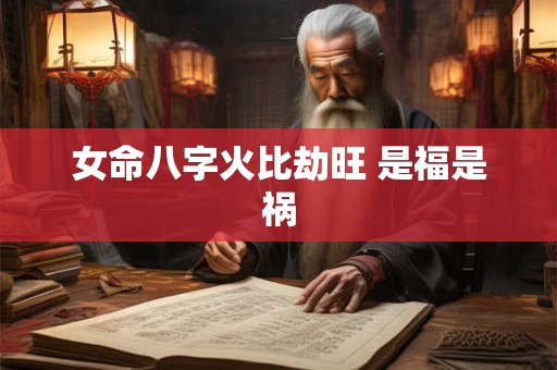 女命八字火比劫旺 是福是祸