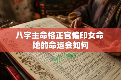 详细阅读:八字主命格正官偏印女命 她的命运会如何 八字主命格正官偏印女命 她的命运会如何