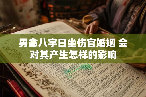 男命八字日坐伤官婚姻 会对其产生怎样的影响