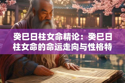 癸巳日柱女命精论：癸巳日柱女命的命运走向与性格特点