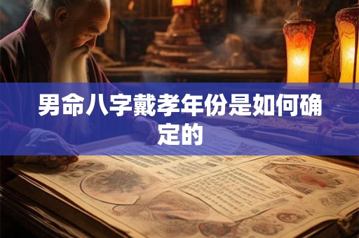男命八字戴孝年份是如何确定的