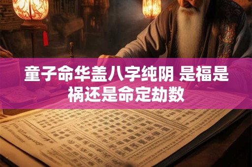 童子命华盖八字纯阴 是福是祸还是命定劫数
