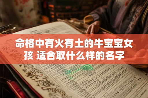 命格中有火有土的牛宝宝女孩 适合取什么样的名字