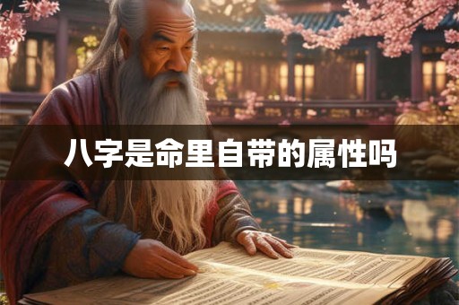 八字是命里自带的属性吗