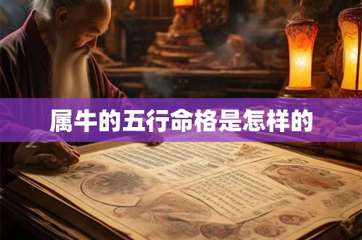 属牛的五行命格是怎样的