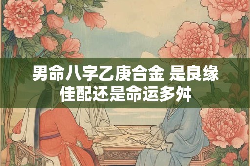 男命八字乙庚合金 是良缘佳配还是命运多舛