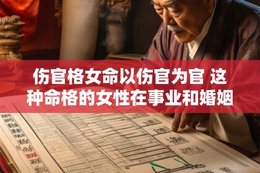 伤官格女命以伤官为官 这种命格的女性在事业和婚姻方面会有怎样的表现