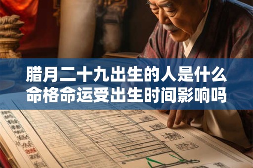 腊月二十九出生的人是什么命格命运受出生时间影响吗