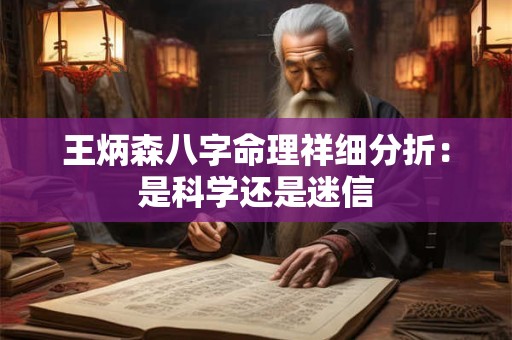 王炳森八字命理祥细分折：是科学还是迷信