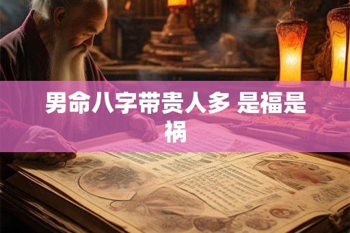 男命八字带贵人多 是福是祸