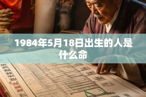 1984年5月18日出生的人是什么命