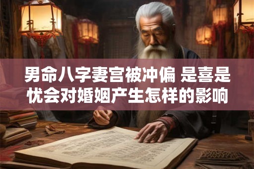 详细阅读:男命八字妻宫被冲偏 是喜是忧会对婚姻产生怎样的影响 男命八字妻宫被冲偏 是喜是忧会对婚姻产生怎样的影响