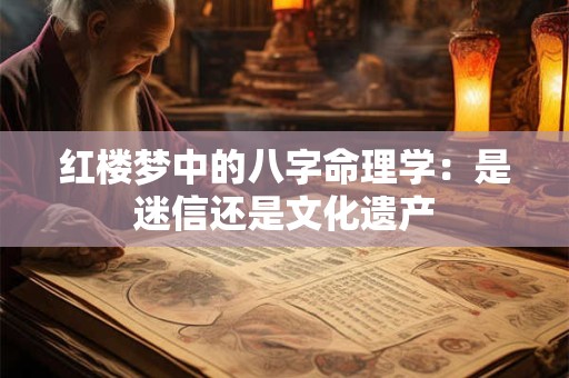 红楼梦中的八字命理学：是迷信还是文化遗产