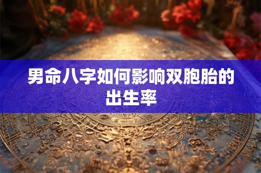男命八字如何影响双胞胎的出生率