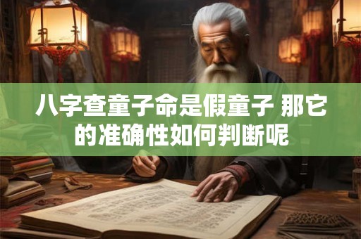 八字查童子命是假童子 那它的准确性如何判断呢