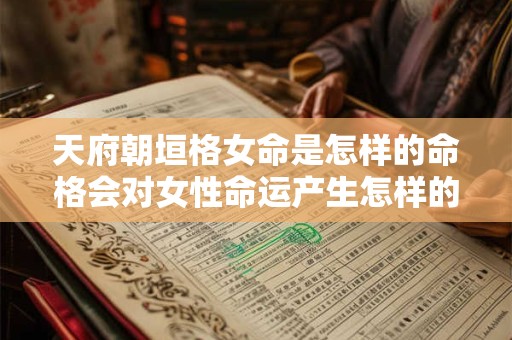 天府朝垣格女命是怎样的命格会对女性命运产生怎样的影响