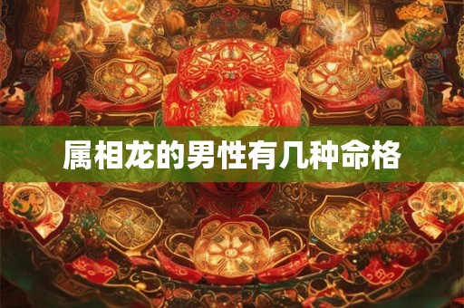 属相龙的男性有几种命格