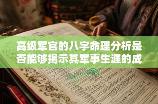 高级军官的八字命理分析是否能够揭示其军事生涯的成败