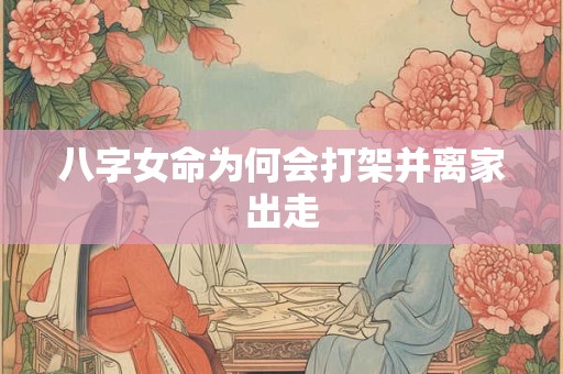八字女命为何会打架并离家出走