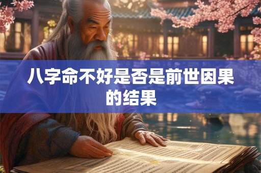 八字命不好是否是前世因果的结果